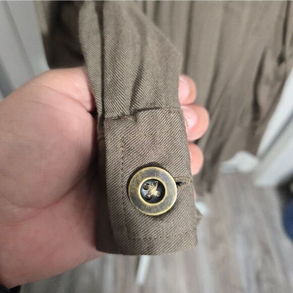 Cato utility jacket in taupe/brown - Picture 8 of 10